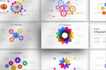 Gear PowerPoint Infographic Template